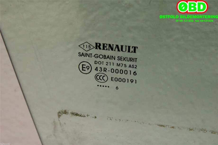 Siderute høyre foran til Renault Megane 2016-->> Type IV  (RENAULT MEGANE GT|803002624R|)