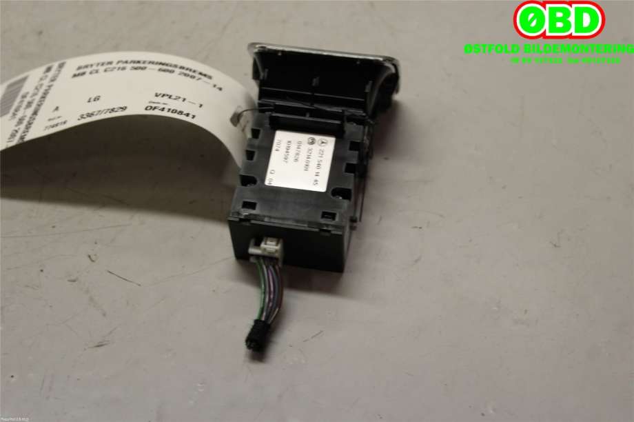 Bryter elektrisk håndbrekk/parkbrems til Mercedes CL 2006-2012 (C216) (C216) (MERCEDES|A 221 540 14 45||2215401445)