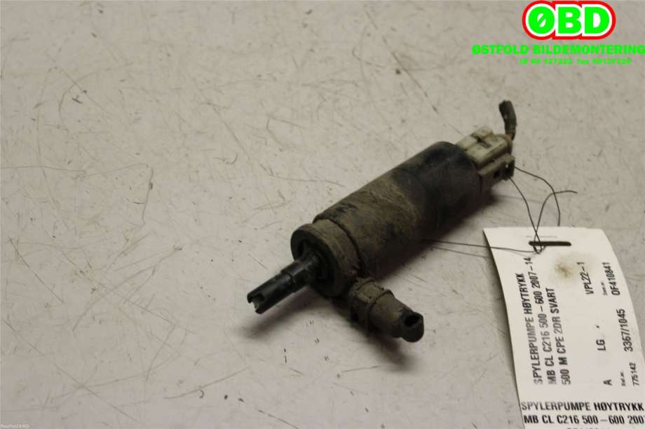 Spylerpumpe til Mercedes CL 2006-2012 (C216) (C216) (MERCEDES|A 210 869 11 21|)