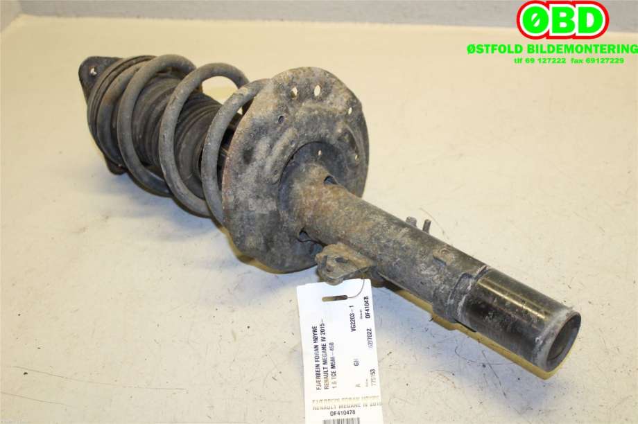 Fjærbein høyre foran til Renault Megane 2016-->> Type IV (RENAULT MEGANE GT|543025005R|543024568R|)