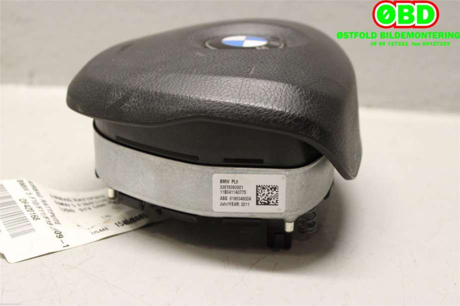 Airbag rattpute til BMW 5-Serie 2010-2017 (F10/F11) (F10/F11) (BMW|32 30 6 783 839|)