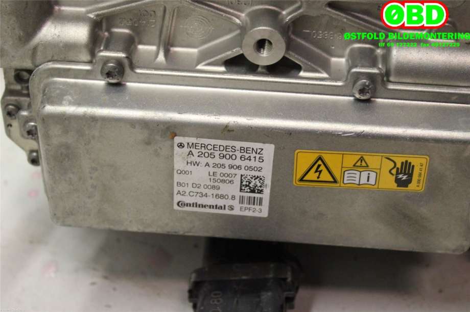Inverter hybrid til Mercedes C-Klasse 2014-2018 (Fase 1) (W205) (W205) (MERCEDES|A 205 900 64 15|A 205 900 09 36|2059006415)