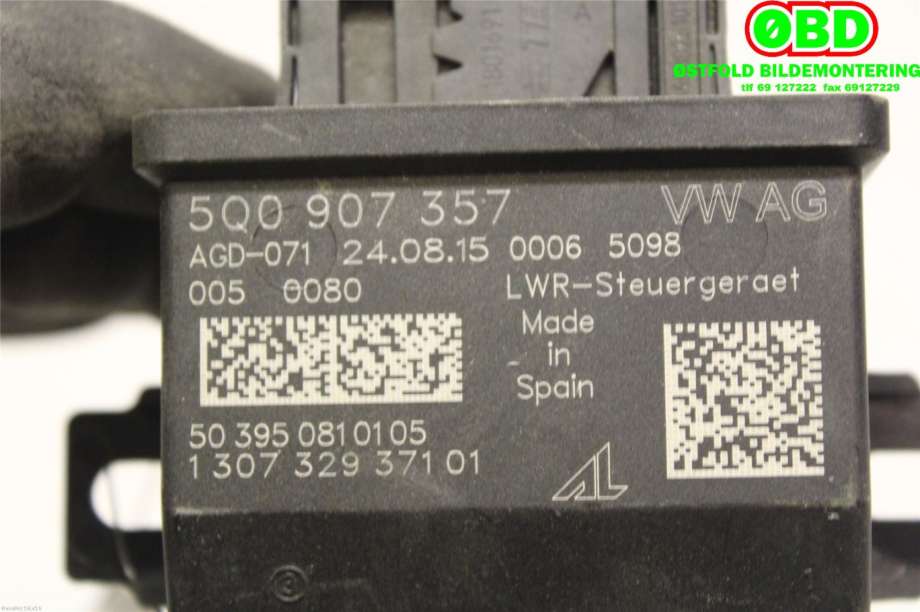 Styreenhet diverse til VW e-Golf 2014-2017 (Fase 1)  (VOLKSWAGEN|5Q0 907 357||5Q0907357)