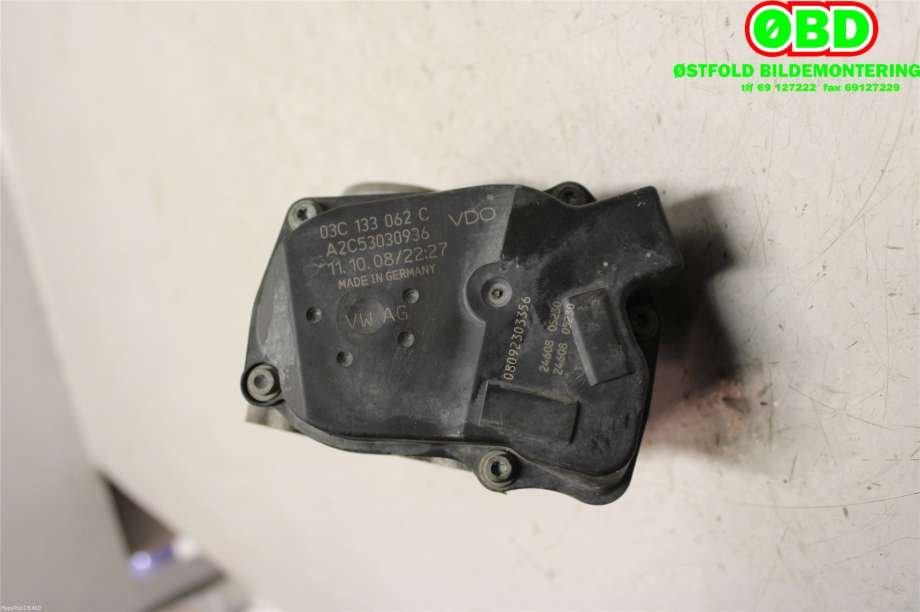Spjeldhus til VW Golf VI 2008-2012  (VOLKSWAGEN|03C 133 062 C|03C 133 062 T|03C133062C)
