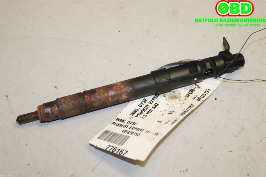 Dyse innsprøyting diesel til Peugeot Expert 2007-2016 (Type II) (PEUGEOT|1980L3||9686191080)