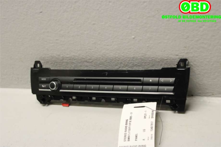 Bilstereo diverse til BMW 5-Serie 2010-2017 (F10/F11) (F10/F11) (BMW|)