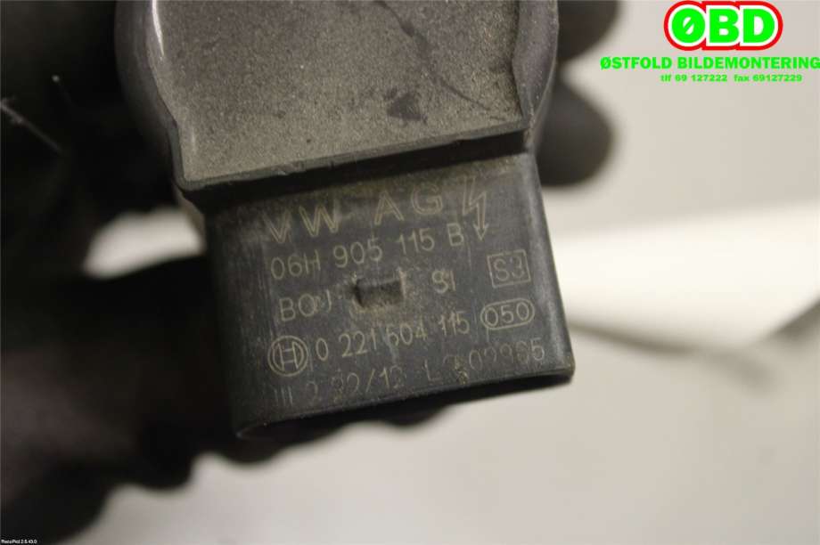 Coil elektronisk til Škoda Octavia 2009-2013 (Type II, Fase 2)  (SKODA|06H 905 115 B|07K 905 715 G|06H905115B)
