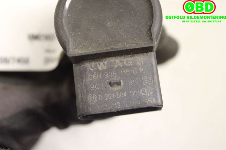 Coil elektronisk til Škoda Octavia 2009-2013 (Type II, Fase 2)  (SKODA|06H 905 115 B|07K 905 715 G|06H905115B)