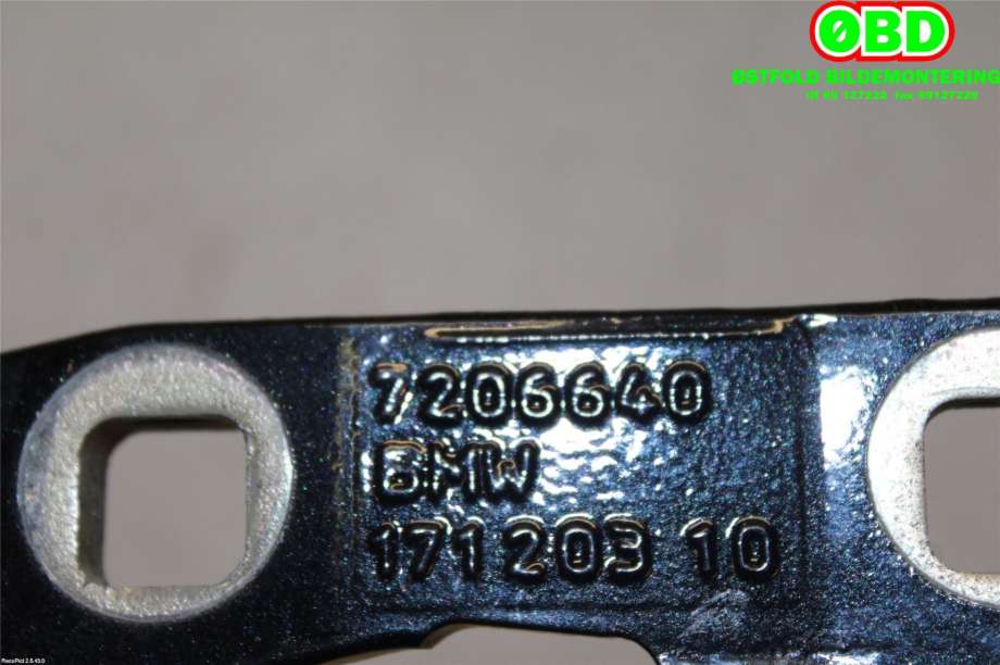 Hengsler til BMW 5-Serie 2010-2017 (F10/F11) (F10/F11) (BMW|41 62 7 206 642|)