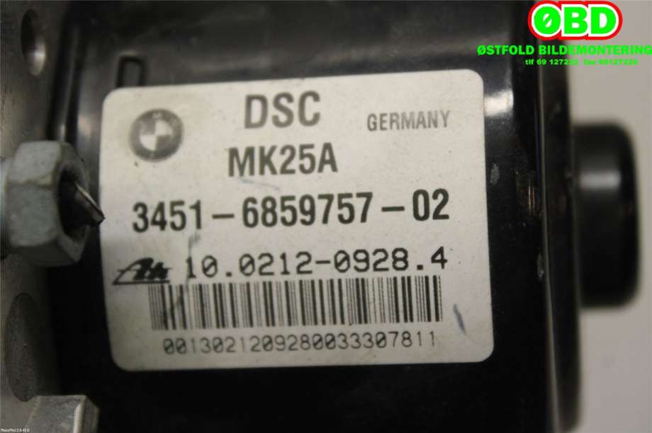 ABS sentral til BMW X3 2010-2017 (F25) (F25) (BMW|34516881325||34516859757)