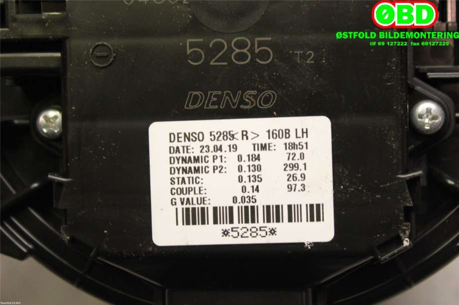 Varmeapparat motor til Toyota Corolla 2019-->>  (TOYOTA|87103F4020|)