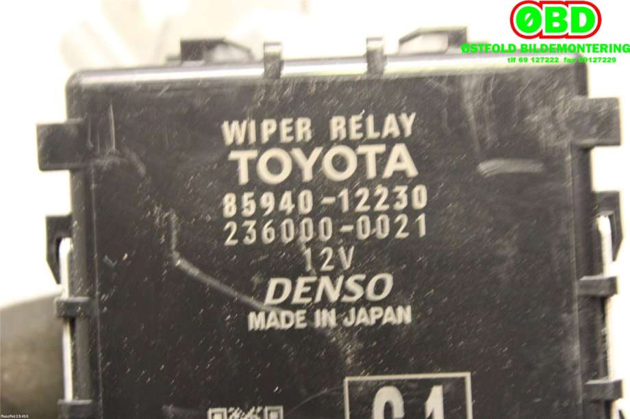 Rele diverse til Toyota Corolla 2019-->> (TOYOTA|8594012230|)