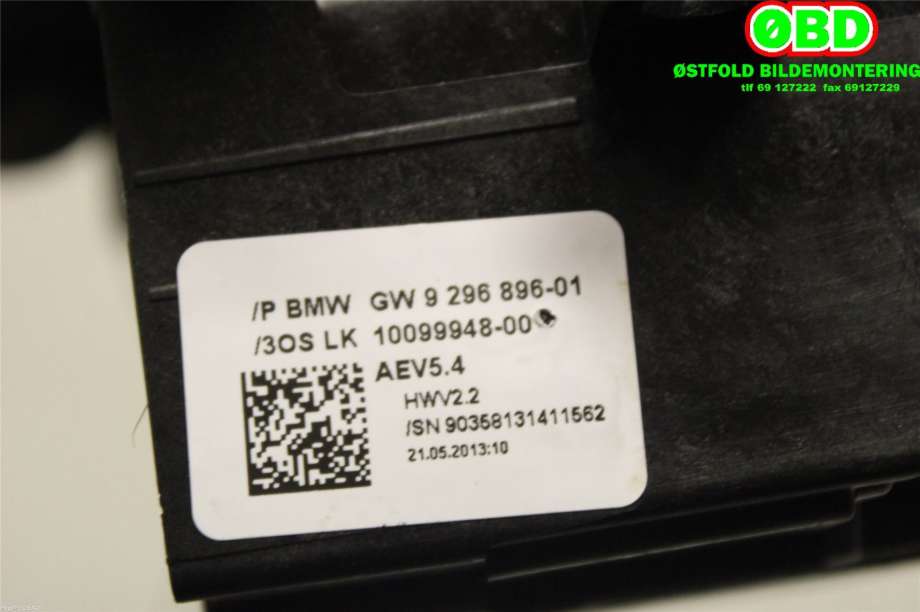 Girstang/girvelger automat til BMW 3-Serie 2012-2018 (F30/F31/F34) (F30/F31/F34) (BMW|61 31 9 296 896||9296896)