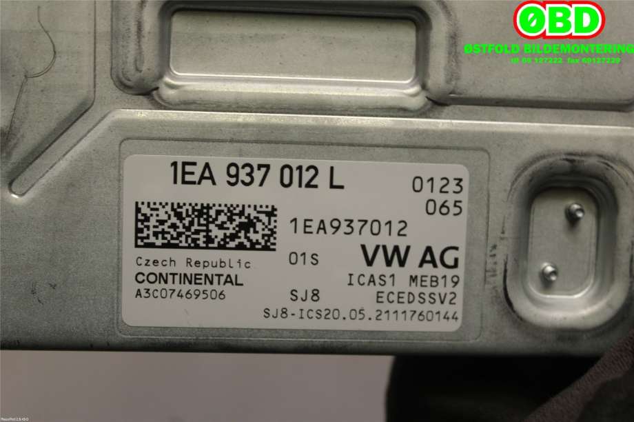 Styreenhet diverse til VW ID.4 2020-->>  (VOLKSWAGEN ID4|1EA937012L|)