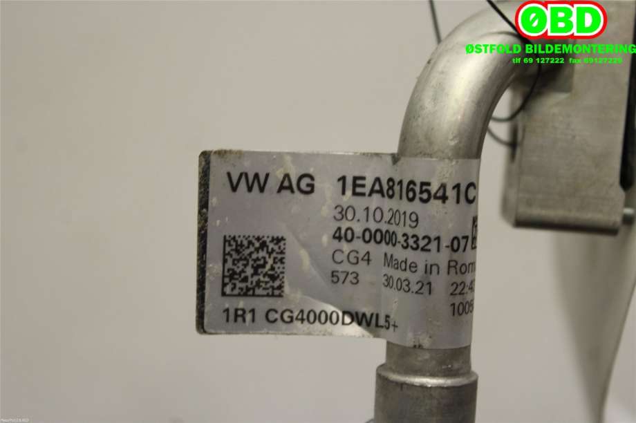 Aircondition rør til VW ID.4 2020-->>  (VOLKSWAGEN ID4|1EA816541C|)