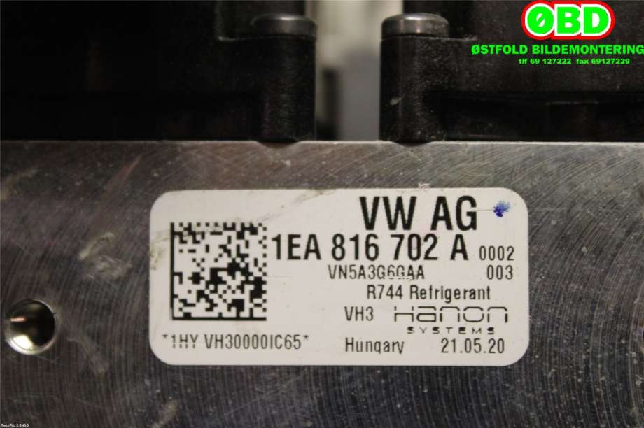 Diverse deler til VW ID.4 2020-->>  (VOLKSWAGEN ID4|1EA 816 702 A||1EA816702A)