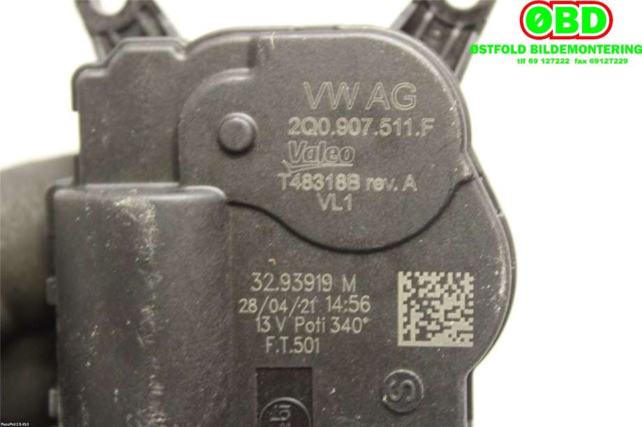 Varmeapparat diverse til VW ID.4 2020-->>  (VOLKSWAGEN ID4|2Q0907511F|)