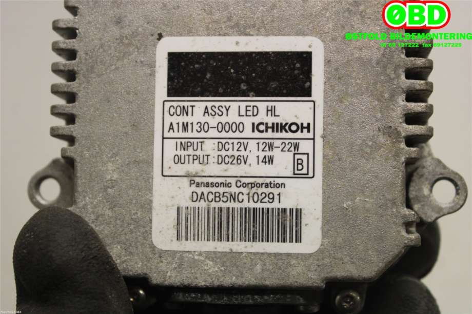 Styreenhet xenon/ballast til Nissan Leaf 2011-2017 (Type I)  (NISSAN|260553NK5A|A1M1300000)