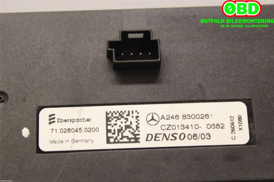 Varmeapparat register til Mercedes A-Klasse 2012-2018 (W176) (W176) (MERCEDES|A 246 830 02 61||2468300261)