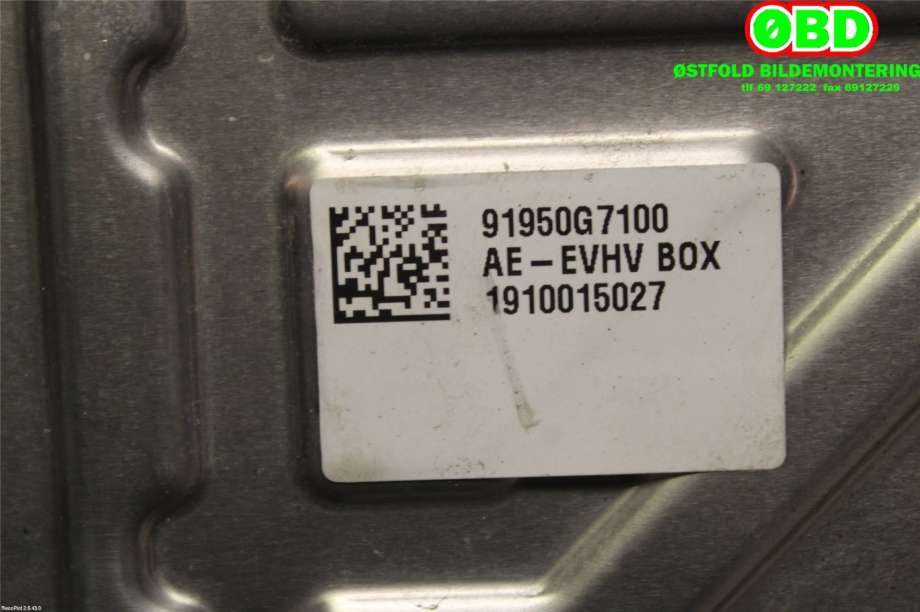 DCDC converter elbil til Hyundai Ioniq Electric 2019-->> (Fase 2)  (HYUNDAI|91950G 7100||91950G7100)