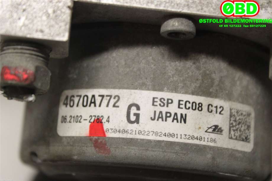 ABS sentral til Mitsubishi ASX 2010-2019  (MITSUBISHI|4670A773||4670A772)
