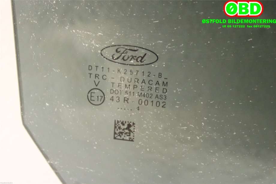Siderute høyre bak til Ford Transit Connect 2013-2018 Type II, Fase 1 (FORD|2063658||DT11K25712B)