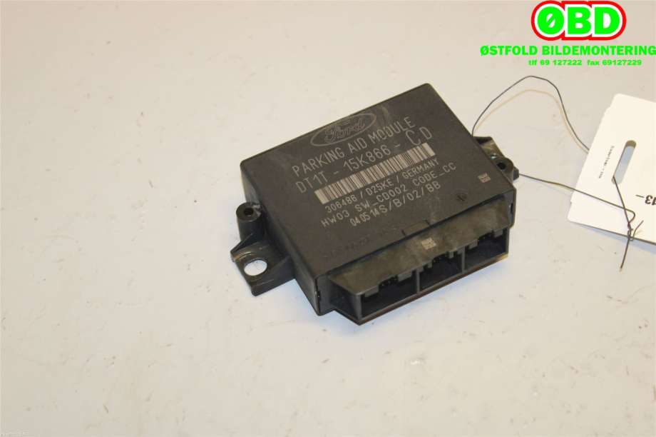 Styreenhet parkering til Ford Transit Connect 2013-2018 Type II, Fase 1 (FORD|1830767||DT1T15K866CD)