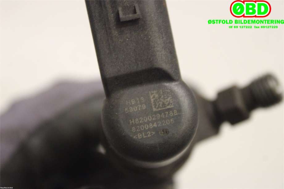 Dyse innsprøyting diesel til Nissan Qashqai 2007-2010 (Type I, Fase 1)  (NISSAN|1660000Q0P|1660000Q1T|8200842205)
