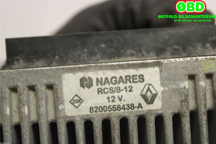 Rele gløde til Nissan Qashqai 2007-2010 (Type I, Fase 1)  (NISSAN|11067JD50B||8200558438A)