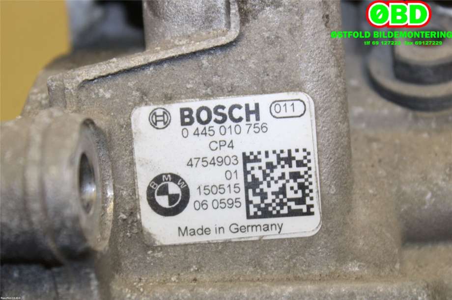 Dieselpumpe til Toyota Avensis 2015-2019 (Type III, Fase 2) (TOYOTA|22100WA020|0445010756|)
