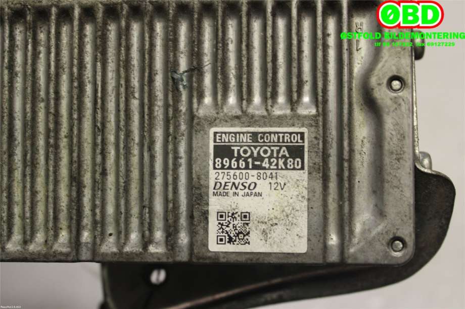 Styreenhet motor til Toyota RAV4 2016-2019 (Type IV, Fase 2)  (TOYOTA|8966142K80|)