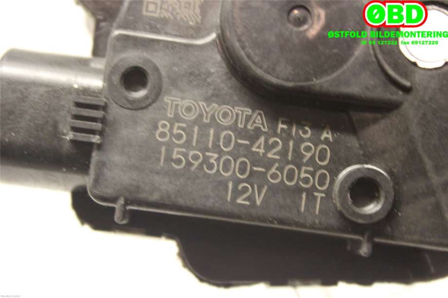 Viskermotor frontrute til Toyota RAV4 2016-2019 (Type IV, Fase 2)  (TOYOTA|8511042190|1593006050)