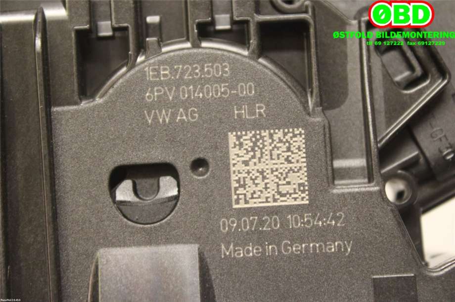 Pedal gass til VW ID.3 2020-->>  (VOLKSWAGEN|1EB 723 503||1EB723503)