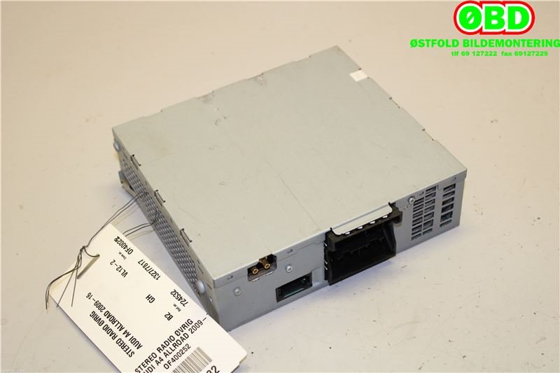 Bilstereo diverse til Audi A4, Allroad 2009-2016 (Type I) (B8) (B8) (AUDI|4G0035056X||4G0035056)
