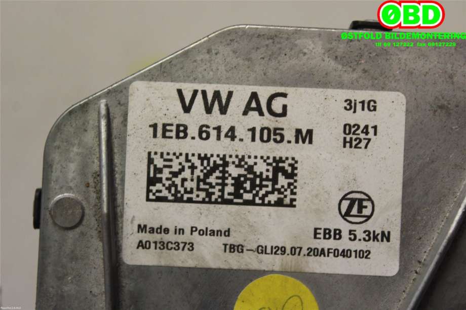 Bremsekraft-forsterker til VW ID.3 2020-->>  (VOLKSWAGEN|1EB 614 105 R||1EB614105M)