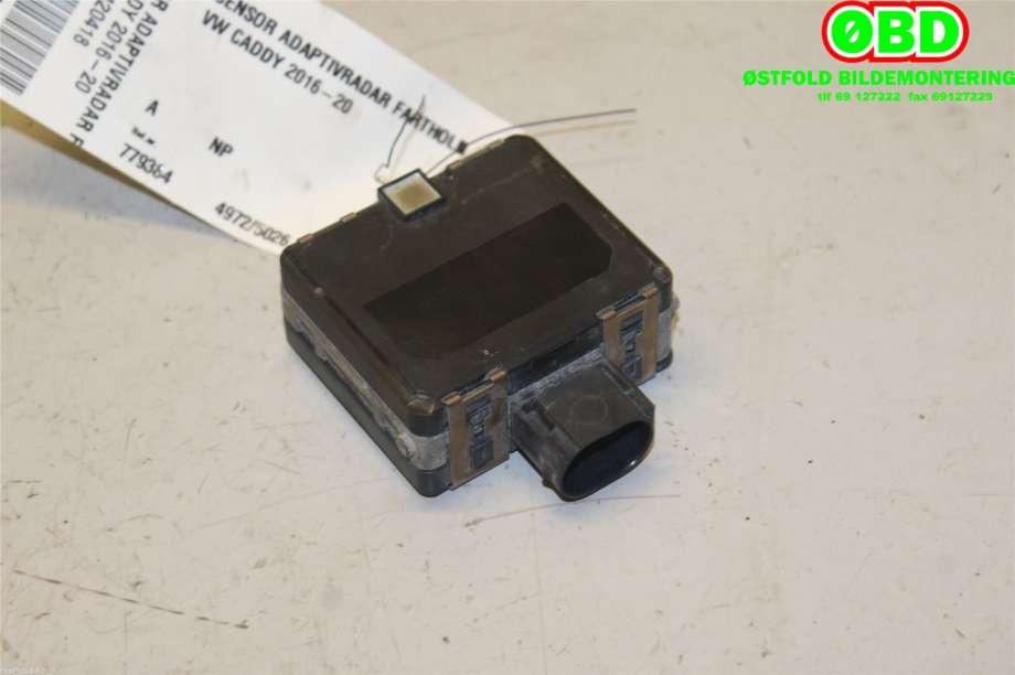Sensor radar til VW Caddy 2015-2020 (Type III, Fase 3)  (VOLKSWAGEN|2K5 907 561 C||2K5907561C)