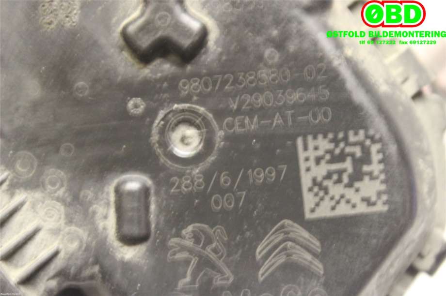 Spjeldhus til Peugeot Expert 2016-->> (Type III)  (PEUGEOT|98 303 011 80||9807238580)