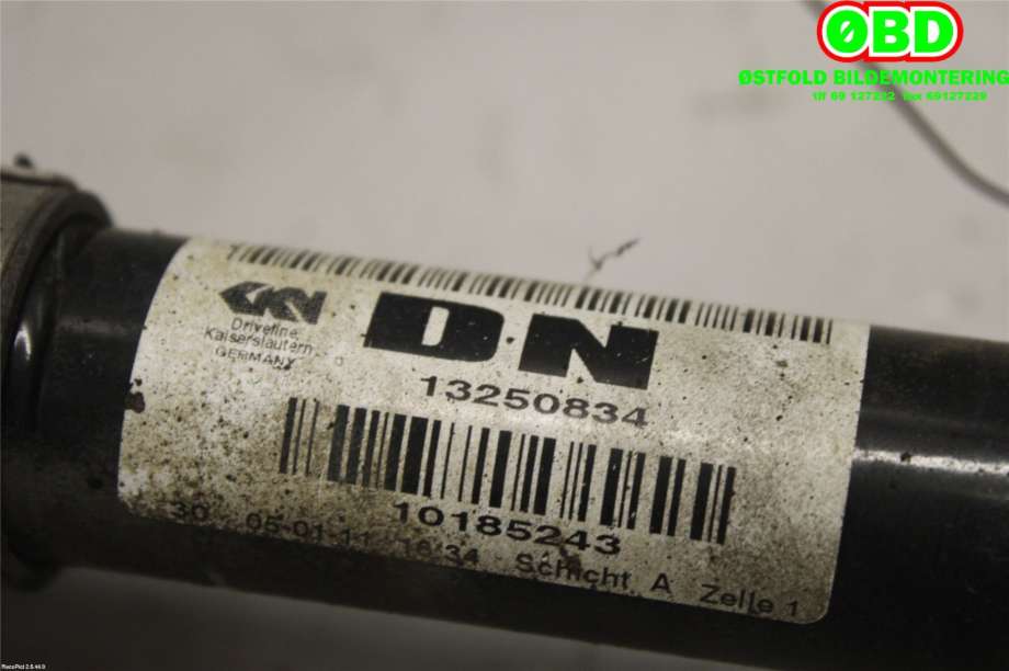 Drivaksel venstre foran til Opel Astra J 2010-2015  (OPEL|13250834|374556)