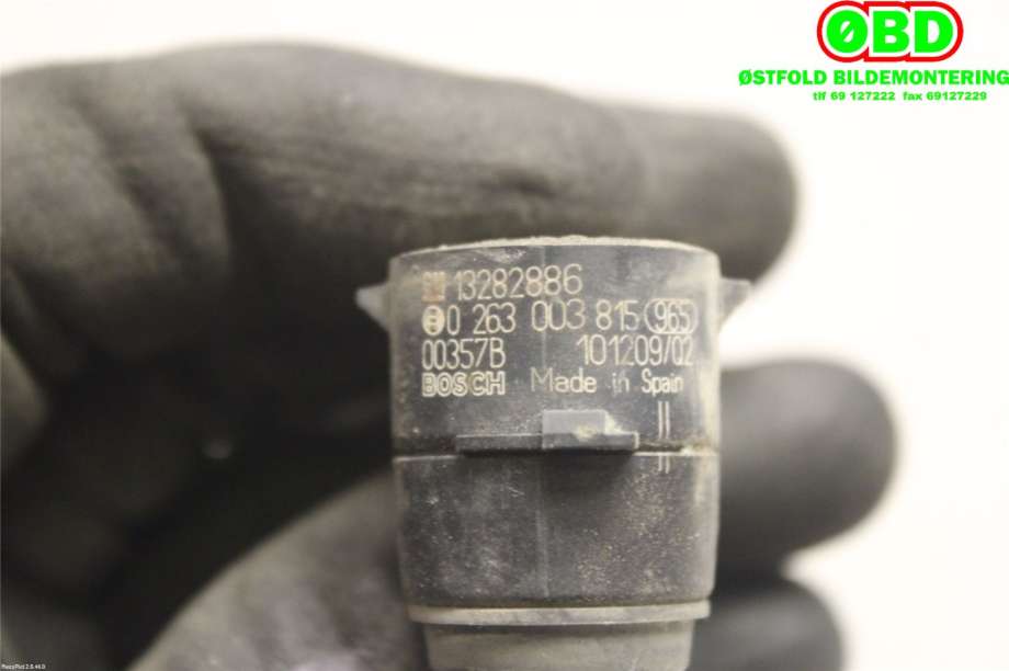 Parkeringssensor bak til Opel Astra J 2010-2015  (OPEL|93191445|12 35 281|13282886)