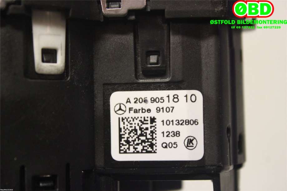 Bryter lys til Mercedes GLC 2015-2022 (X253) (X253) (MERCEDES|A 205 905 18 10||2059051810)