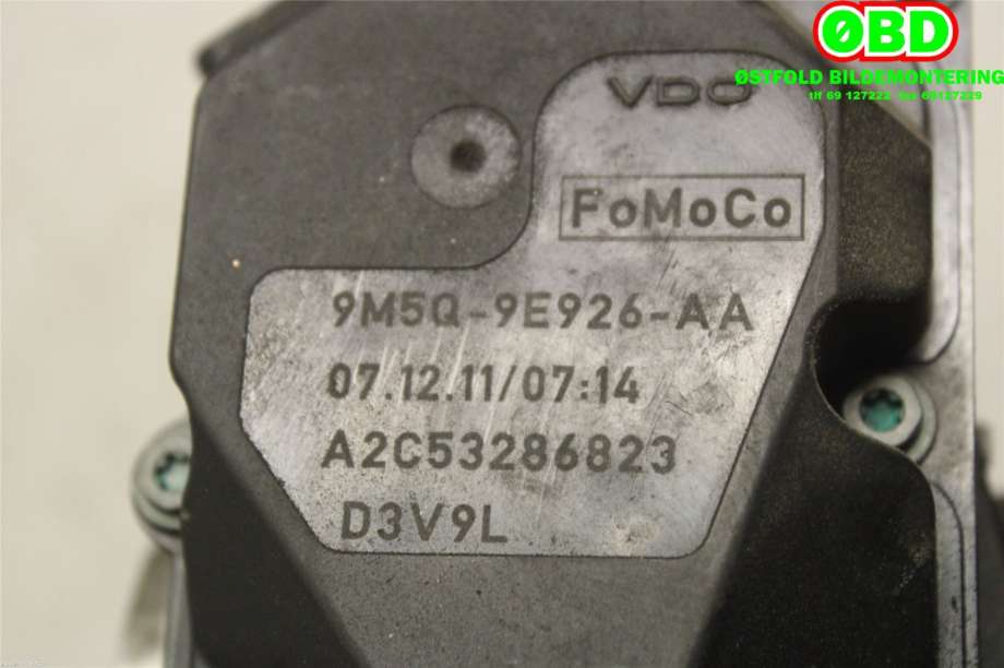 Spjeldhus til Ford Focus 2011-2014 (Type III, Fase 1)  (FORD|1700259||9M5Q9E926AA)