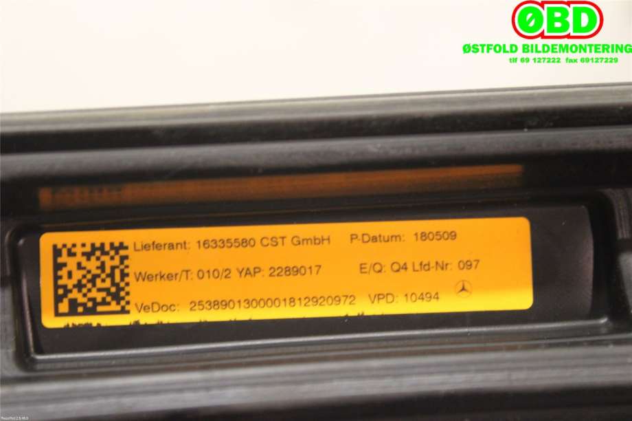 Takrails til Mercedes GLC 2015-2022 (X253) (X253) (MERCEDES|A 253 890 13 00||2538901300)