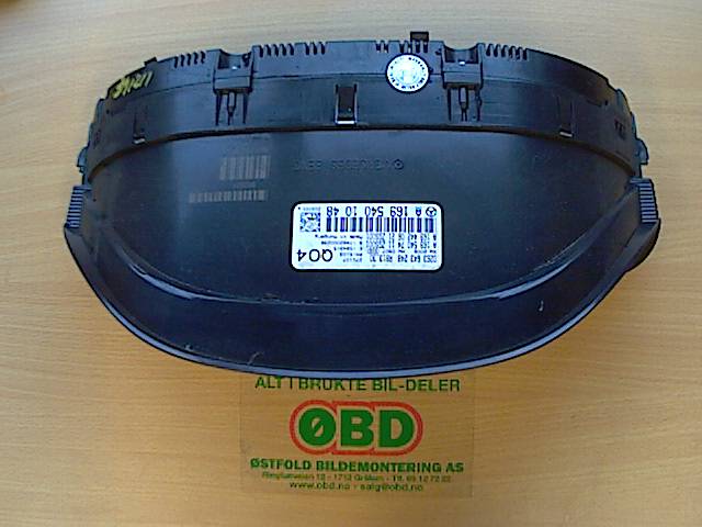 Instrumentpanel til Mercedes B-Klasse 2008-2011 (Fase 2) (W245) (W245) (MERCEDES|A 169 540 10 48|A 169 440 39 11|1695401048)