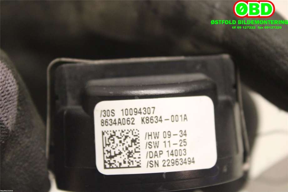 Sensor regnsensor til Mitsubishi Outlander 2012-2015 (Type III, Fase 1)  (MITSUBISHI|8634A062|)