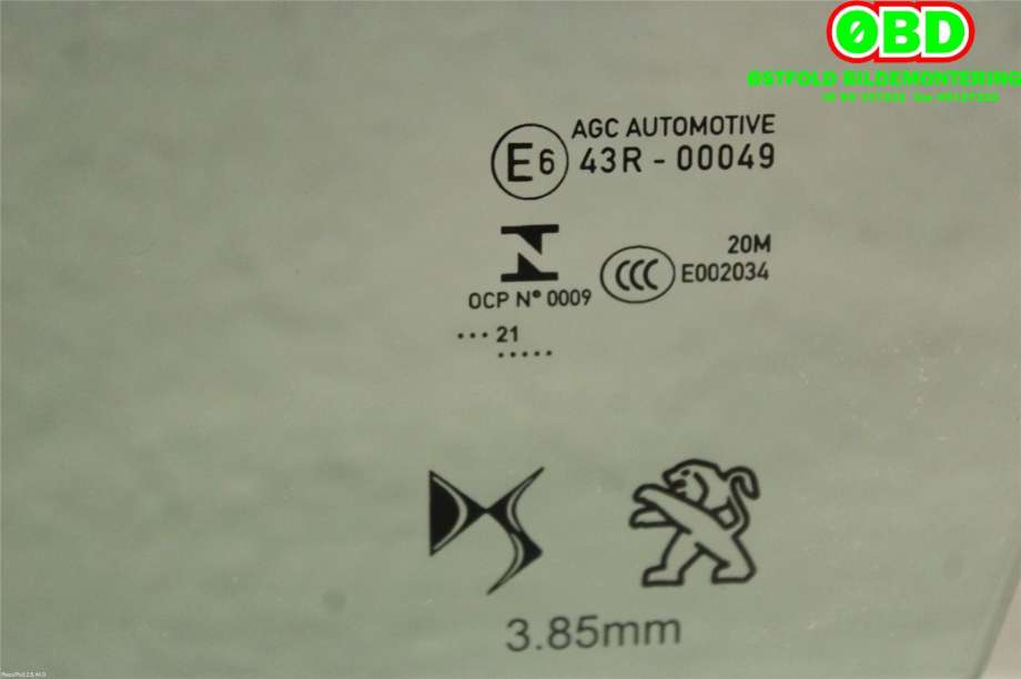Siderute venstre foran til Peugeot 2008 2019-->> (Type II) (PEUGEOT|98 208 353 80|)
