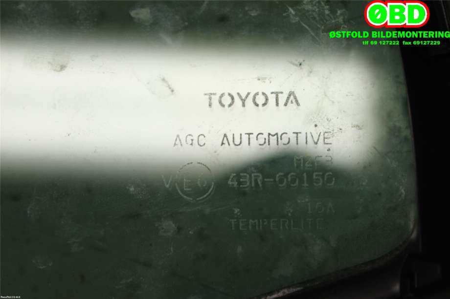 Diverse deler til Toyota Camry 2019-->>  (TOYOTA|6812333230|)