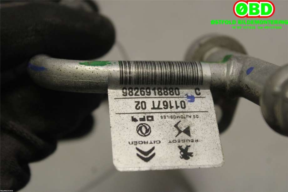 Aircondition rør til Peugeot 2008 2019-->> (Type II)  (PEUGEOT|9826918880|)