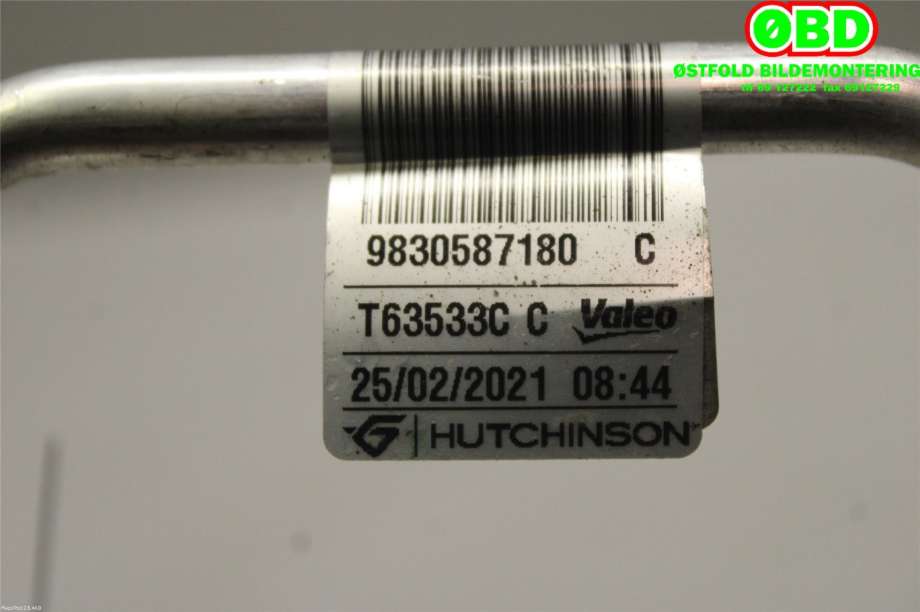 Aircondition rør til Peugeot 2008 2019-->> (Type II)  (PEUGEOT|98 305 871 80||9830587180)