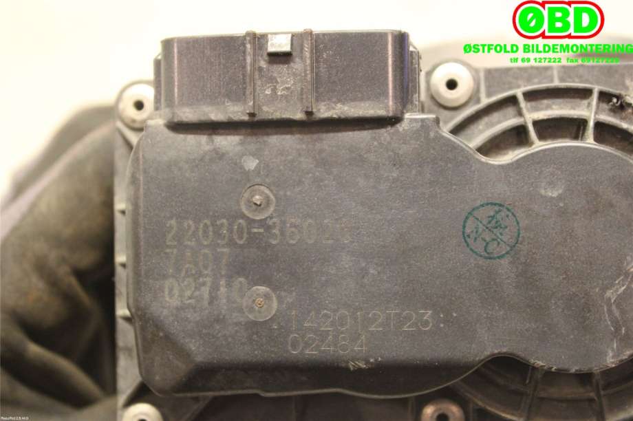 Spjeldhus til Toyota RAV4 2016-2019 (Type IV, Fase 2)  (TOYOTA|2203036020|)