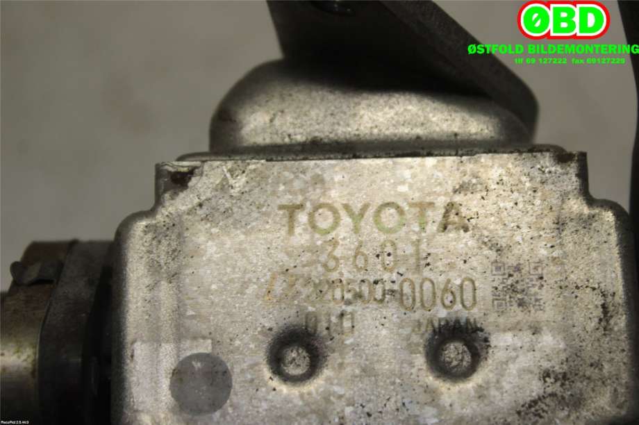 EGR-kjøler til Toyota RAV4 2016-2019 (Type IV, Fase 2)  (TOYOTA|2568036012|)